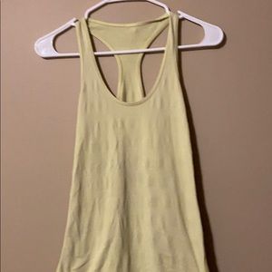Yellow Lululemon tank top